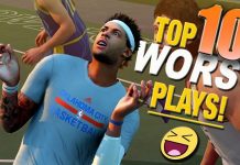 NBA 2K16 Top 10 Worst Plays of MyPARK #1