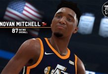 NBA 2K19 Screenshot & Player Rating: Donovan Mitchell (89 OVR Rating)