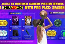 NBA 2K24 Season 1 Pro Pass Rewards