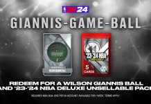NBA 2K24 Locker Code: Wilson Giannis Ball and ’23-’24 Deluxe Pack