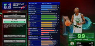NBA 2K25 Ray Allen Template Build