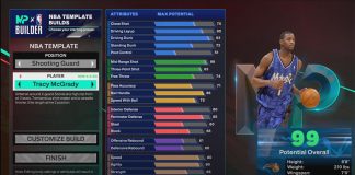 NBA 2K25 Tracy McGrady Template Build