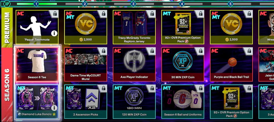 NBA 2K26 Season 6 Rewards