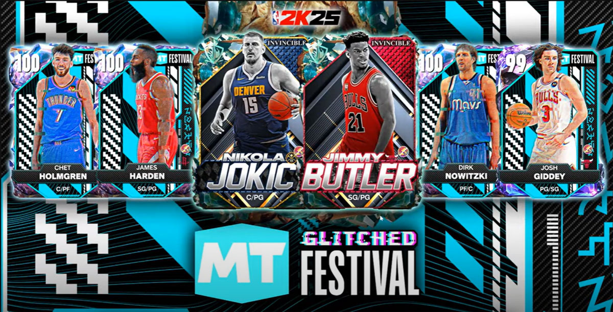 All NBA 2K25 Glitched Festival Locker Codes