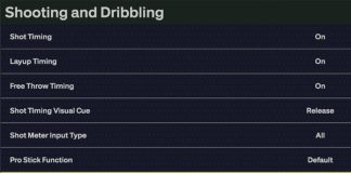NBA 2K26 Best Controller Settings