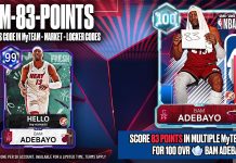 NBA 2K26 Bam 83 Pts Locker Code