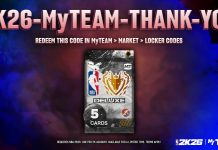 NBA 2K26 Locker Code: Free G.O.A.T. Player - G.O.A.T. Deluxe Pack (5 cards)