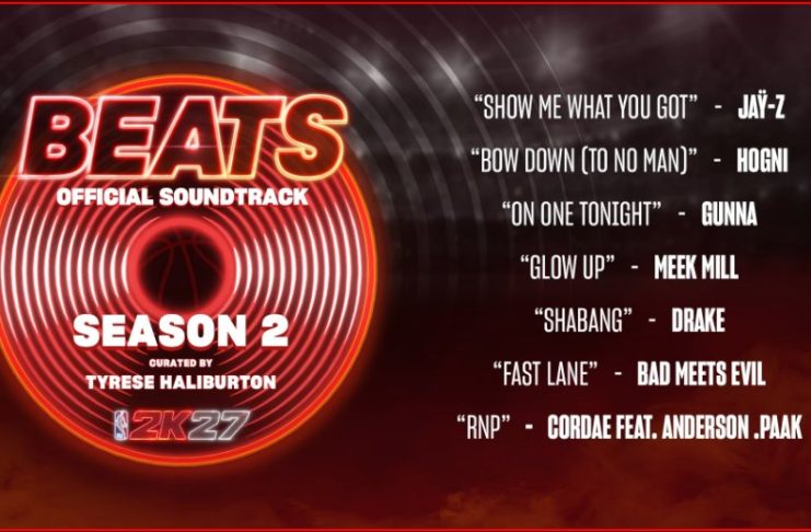 NBA 2K27 Season 2 Soundtrack